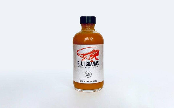R.J. Iguanas Everyday Hot Sauce: 8 oz Bottle