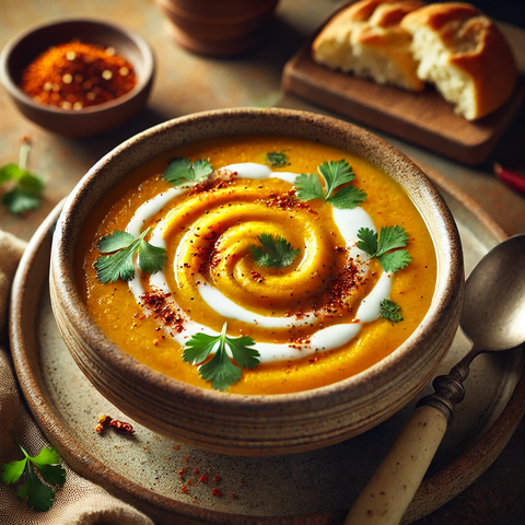 Ginger Curry Sweet Potato Soup